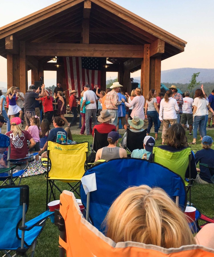 People Dancing at Cool Summer Nights Concert Series