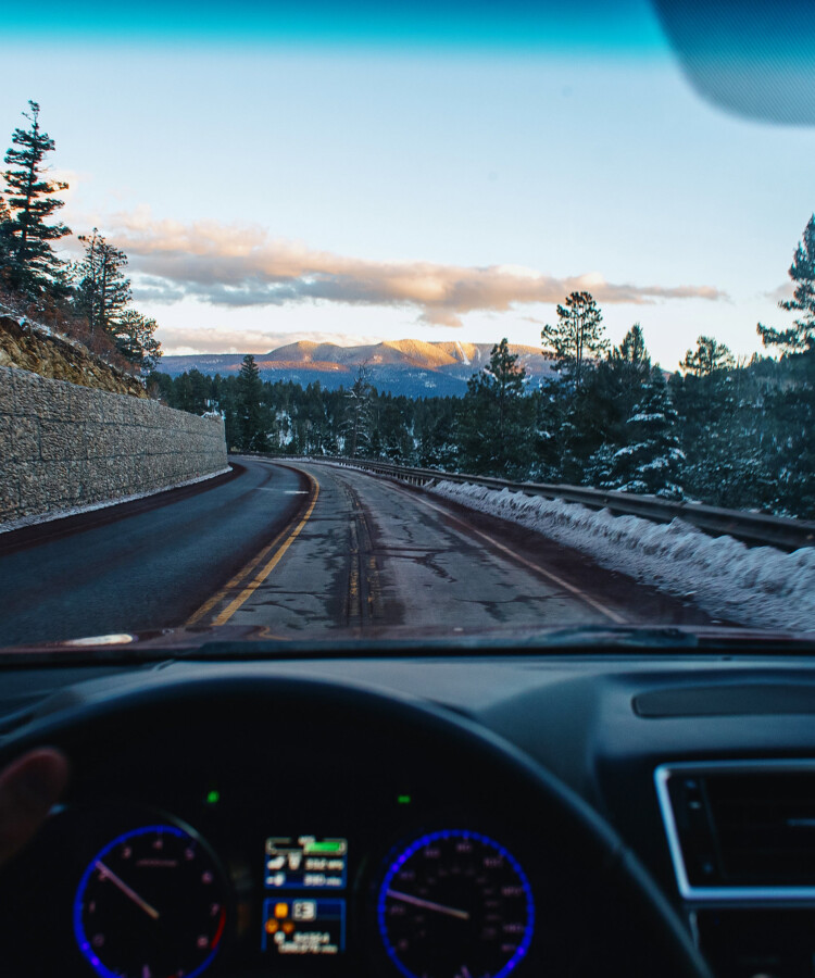 Driving to Angel Fire Resort