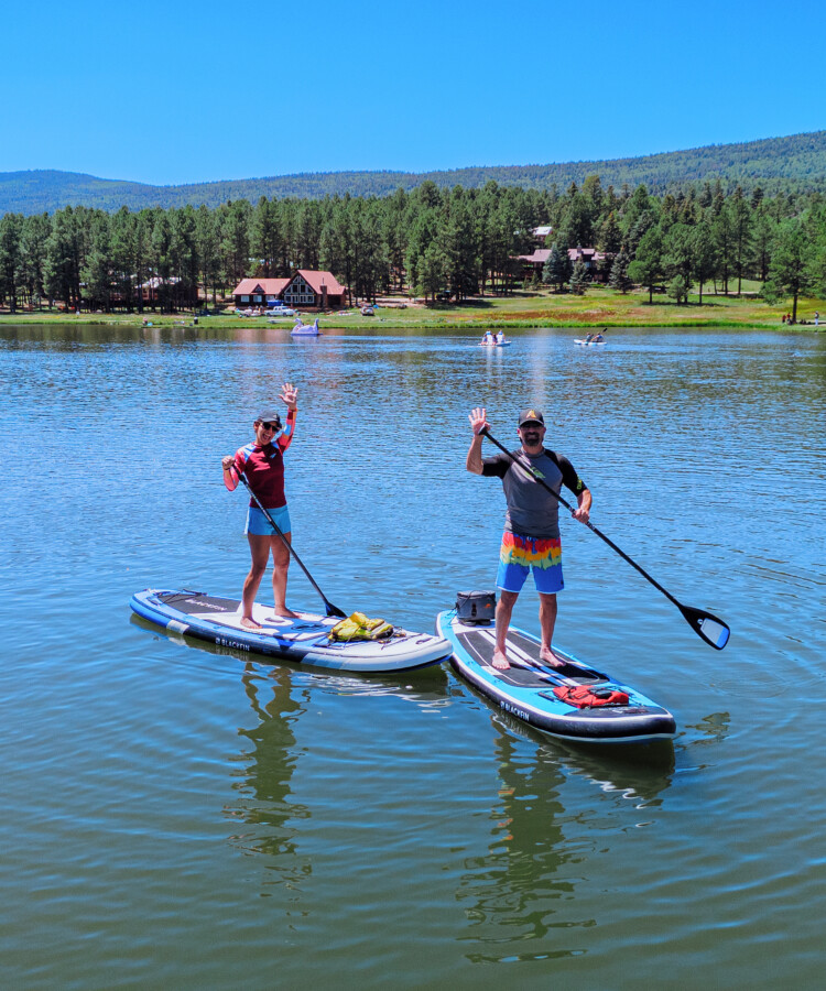 Mark and Luz at Monte Verde Lake