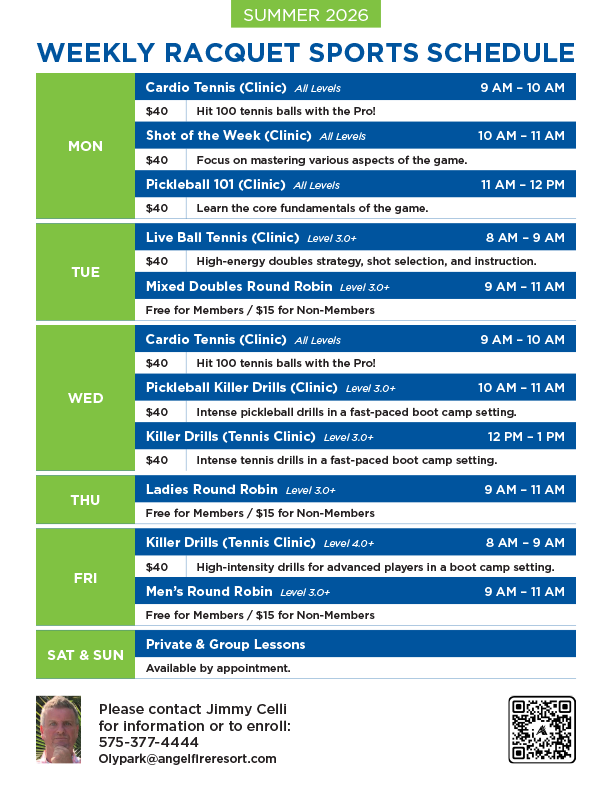 AFR_Weekly Racquet Sports Schedule 2026_new